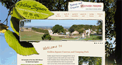 Desktop Screenshot of goldensquarecaravanpark.com